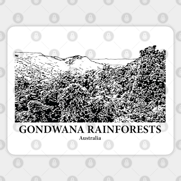 Gondwana Rainforests - Australia Magnet by Lakeric